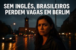 Profissional brasileiro em Berlim se preparando para entrevista em inglês com confiança